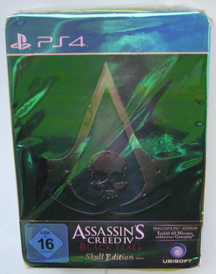 PlayStation 4 Spiel Assassins Creed IV Black Flag Skull Edition Sehr gut!!!!!
