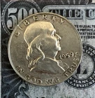 1959 D Silver Benjamin Franklin Half Dollar - Nice Find - Combined Shipping
