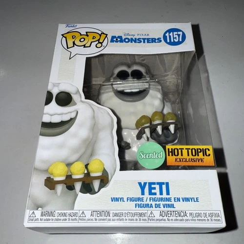 Funko Pop! Yeti 1157 Hot Topic Exclusive Scented Monsters Inc Disney Pixar Vinyl