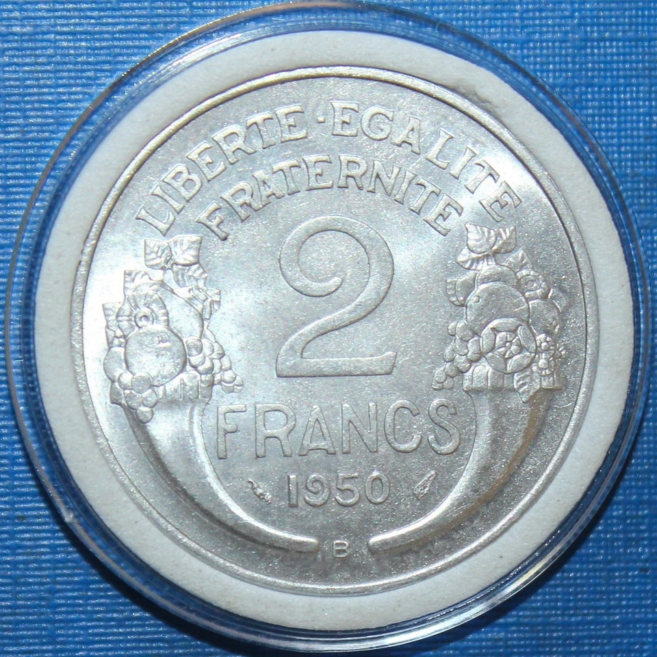 2 Francs Morlon Aluminium - 1950 B (SPL/FDC) - Photo 1/4
