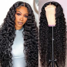 WIGS Front Lace Human Hair Wig Deep Wave Human Wigs Wigs