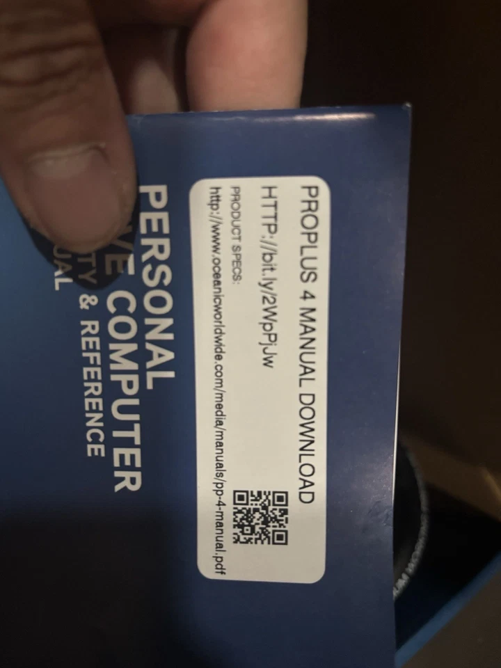 Computadora integrada Oceanic Pro Plus 4.0 Air con brújula - negra (04.1081.07) Foto 2 de 4