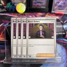 4x Playset Bosss Orders Corbeau 183217 Me Ascended Heroes Pokemon Tcg