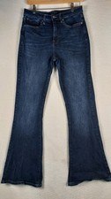 Lucky Brand Stevie High Rise Flare Jeans Women 8/29 Dark Wash Denim