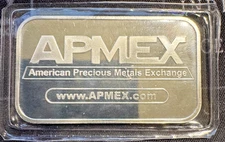 1 oz Silver Bar - APMEX  .999 Fine Silver