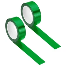 15mm x 10m Metallic Washi Tape 2 Roll Masking Foil Sticker Green