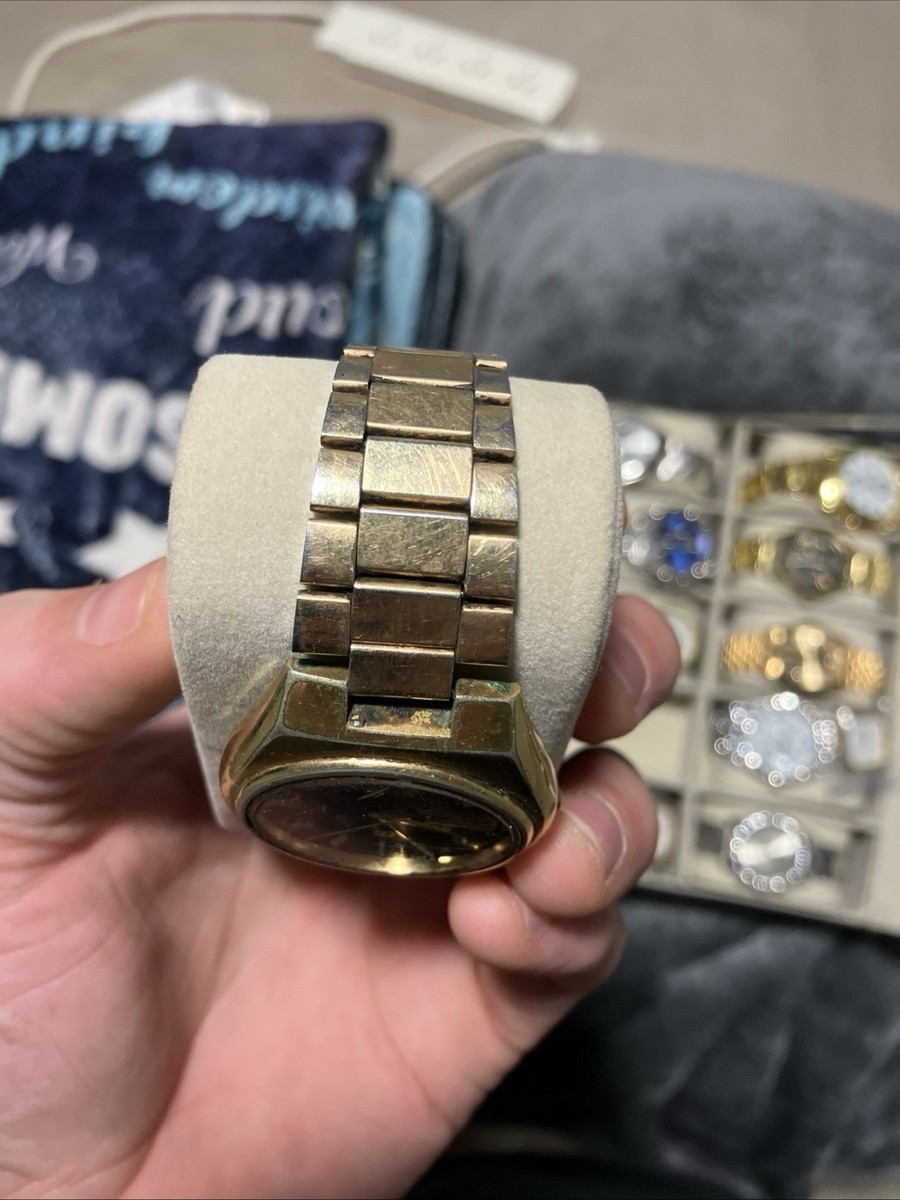 SGF206 SEIKO セイコー 金 腕時計 Amazon.co.jp: セイコー Seiko Men's SGF206 Gold-Tone