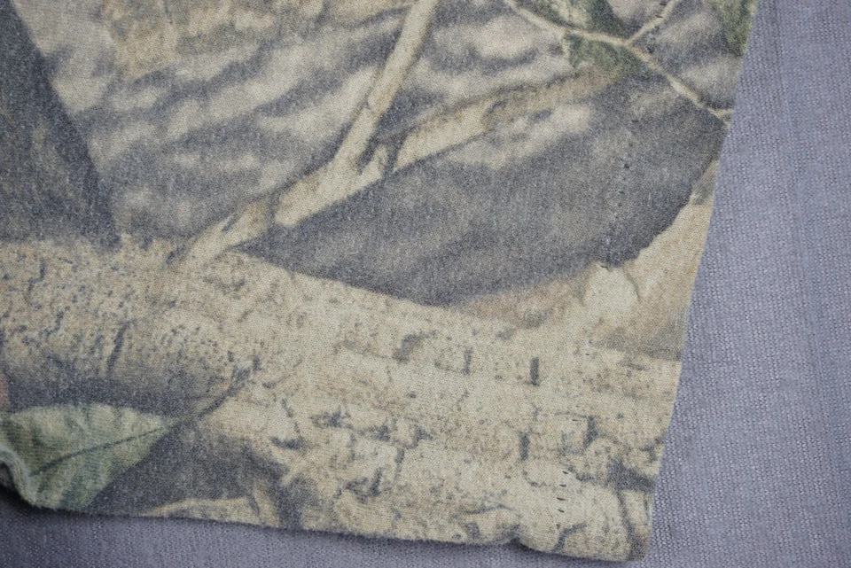 Vintage RedHead Shirt Mens Large Brown Advantage Timber Camo Single Stitch USA - Image 4 of 4