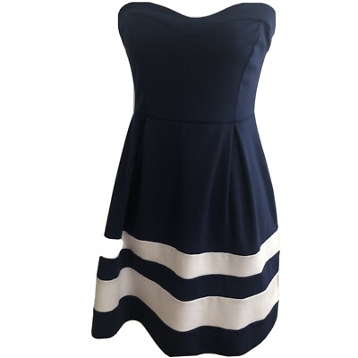 navy fitted dresses La Femme 33498 Prom Dress - Navy main image 1