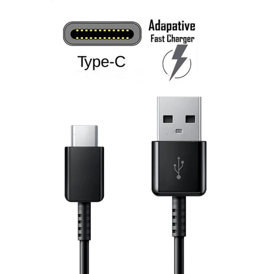 For Samsung S10 S9 S8 Plus Note 10 9 8 USB-C Type C Cable Fast Charging Cord Lot - Image 3 of 4