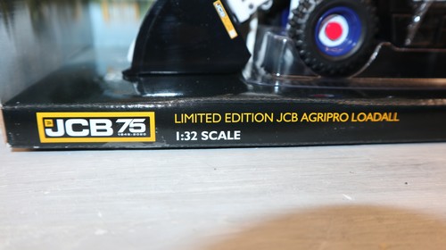 Britains 43317 in 1:32 JCB Hoflader AGRIPRO Sondermodell 75 Jahre JCB, NEU in - Picture 5 of 6