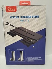 Charger Vertical Stand USB Hub For PS5 Controller 2 Docks IPlay box has wear