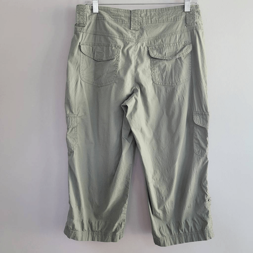 Y2K olive army green Cargo Caprihose Khakis & Co Gr. 6 Utility Gorpcore - Bild 2 von 12