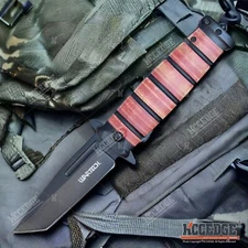 8.5" Combat Pocket Knife Rescue Knife EDC Survival Hunting Folding Knife