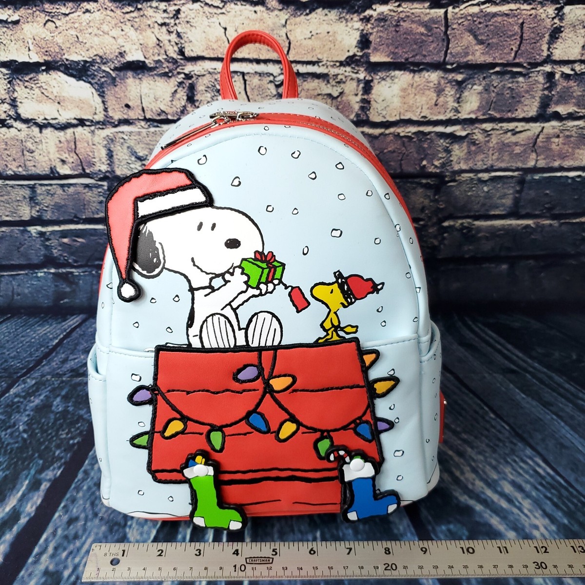 Loungefly X Peanuts Snoopy & Woodstock Hanging Christmas