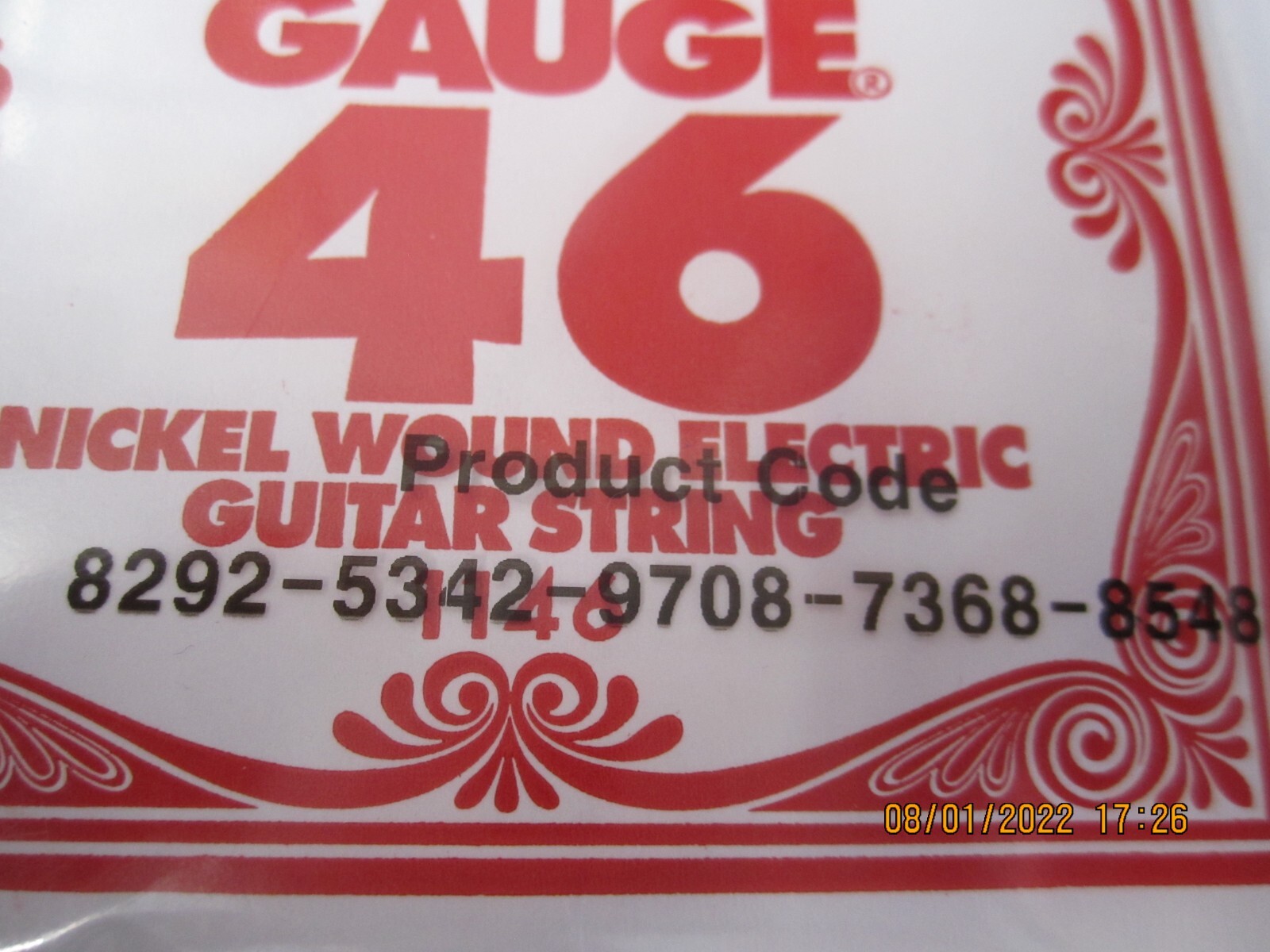 Ernie Ball Custom Gauge nickel wound electric guitar strings eBay