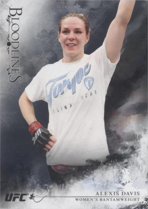 2014 Topps UFC Bloodlines - Alexis Davis #34 Black /25 for sale online ...
