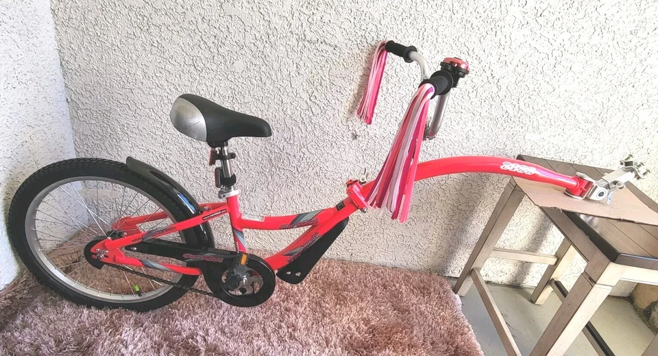 Co-Pilot WeeRide 折叠标签自行车附件 20 英寸儿童儿童双人拖车 — 第 2/4 张图片