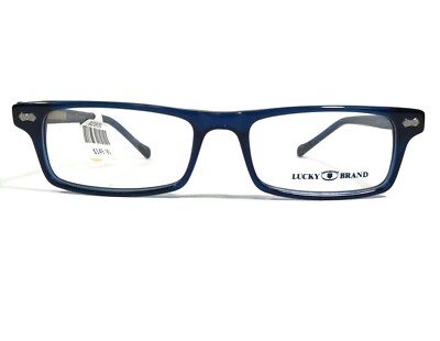 Lucky Brand JACOB NAVY Kids Eyeglasses Frames Blue Rectangular 47-15-130