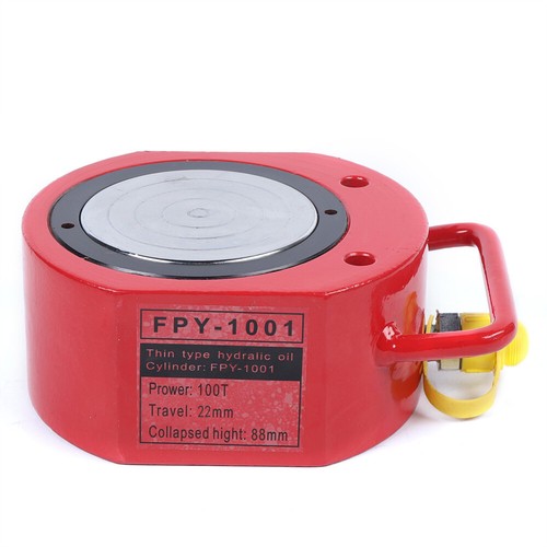 100 Ton Hydraulic Flat Jack Pancake Cylinder Ram 16MM eBay