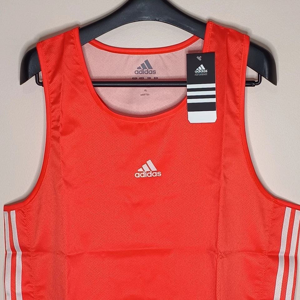 Authentic Adidas Performance Boxing Top Men's XL BNWT Orange - Image 4 of 4
