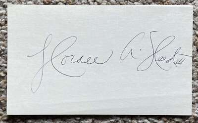 Horace Speed signed card - Indians Giants debut 1975 - light creasing bottom