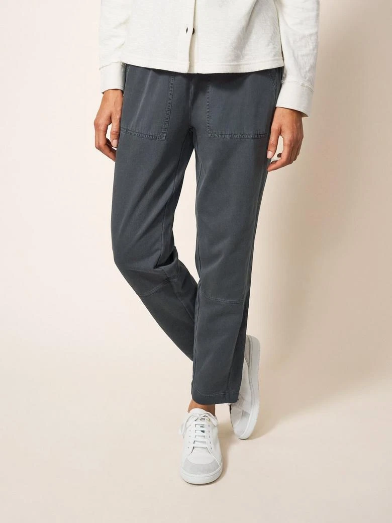 White Stuff Ava Women s Jersey Joggers Ladies Slim Fit Elasticated Waist Pants