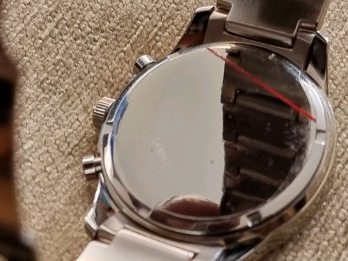 OROLOGIO CRONOGRAFO CONNESSIONE FRANCESE UOMO PROTOTIPO CAMPIONE MANICHINO ACCIAIO INOX - Foto 10 di 10