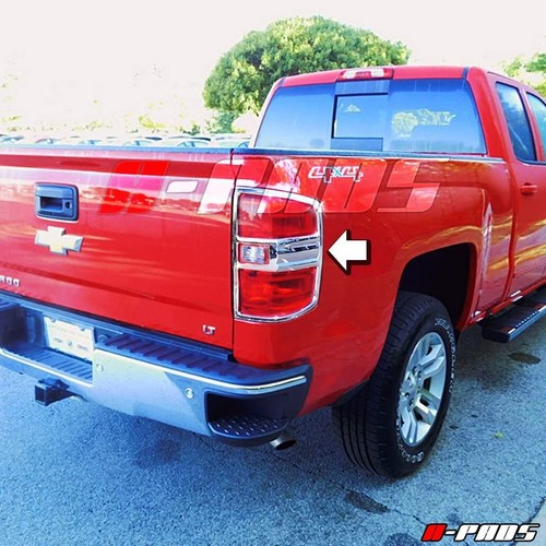 Dành Cho Xe Chevrolet Silverado 1500 2019 2020 Chrome Phía Sau Lưng Đèn Đuôi Bao - Foto 8