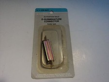 Archer 25-Position Male, D-Subminiature Connector,Solder Type,Cat 276-1547 FAST
