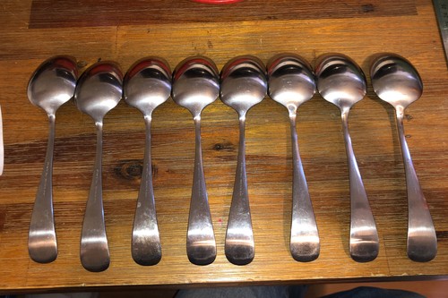 Yamazaki Andersen HAFNIA #8 Soup spoons Stainless Flatware Japan - Picture 2 of 4
