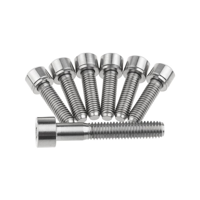 6 Viti A Testa Esagonale, M6 X 10, 15, 16, 18, 20, 25, 30, 35, 40, 45, 50, 55, 60, 65 Mm, In Titanio, Colore Arcobaleno, M6,65 Mm - Foto 9