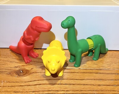 3 SmartMax Magnetic Toy Strong My First Dinosaurs - Used