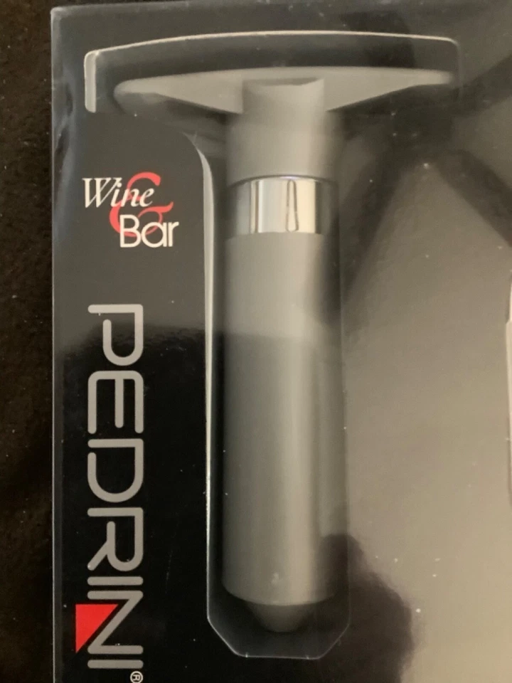 “PEDRINI” Wine Set-‘Cork Screw-Pump and 2 Stoppers’-Italian Design-NEW in BOX - Image 4 of 4