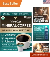 Mineral Coffee Pods with Trace Minerals, Hydrate, Replenish & Restore, w/Sea ...