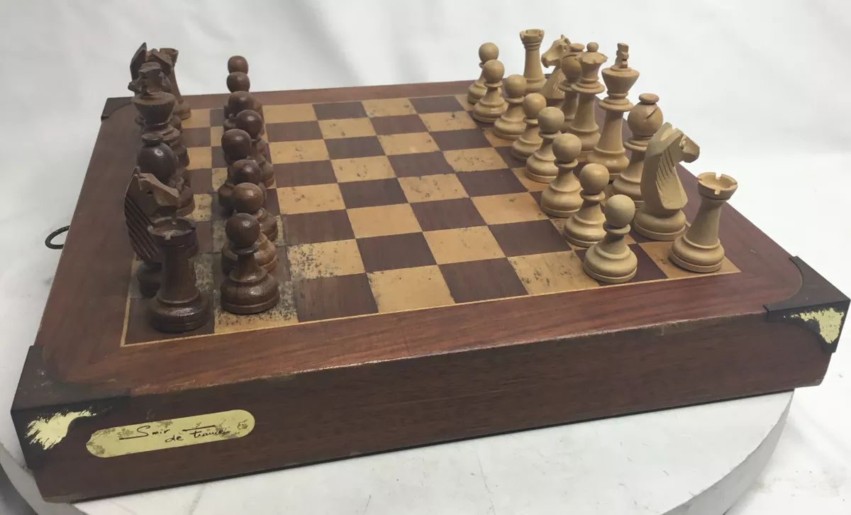 Classic Chess Set – Walnut Wood Board 12 in. – Wood Expressions