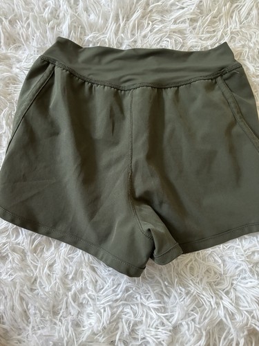 GB Girls Sz. 6x Olive Green/ Gray Sport Shorts. Exc. Condition, Grt. Quality - Picture 7 of 8