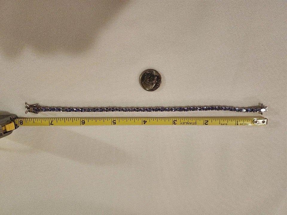 Tanzanite纯银手链 — 第 4/4 张图片