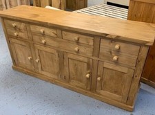 Harlow Farmhouse Solid Pine 4 Door Sideboard