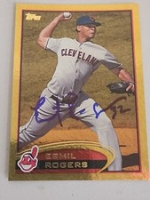 Esmil Rogers Signed 2012 Topps Update Series - Gold #US31