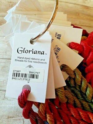 Gloriana Silk  Floss Thread You Choose Colors 6 yd Skeins Hand-Dyed Cross Stitch