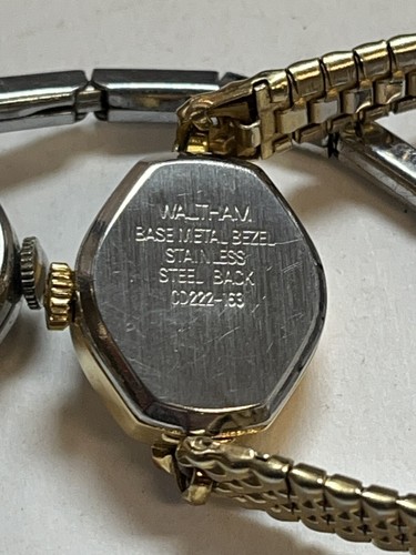Montre Waltham vintage lot 17 bijoux pour pièces ou réparation - Photo 8/9