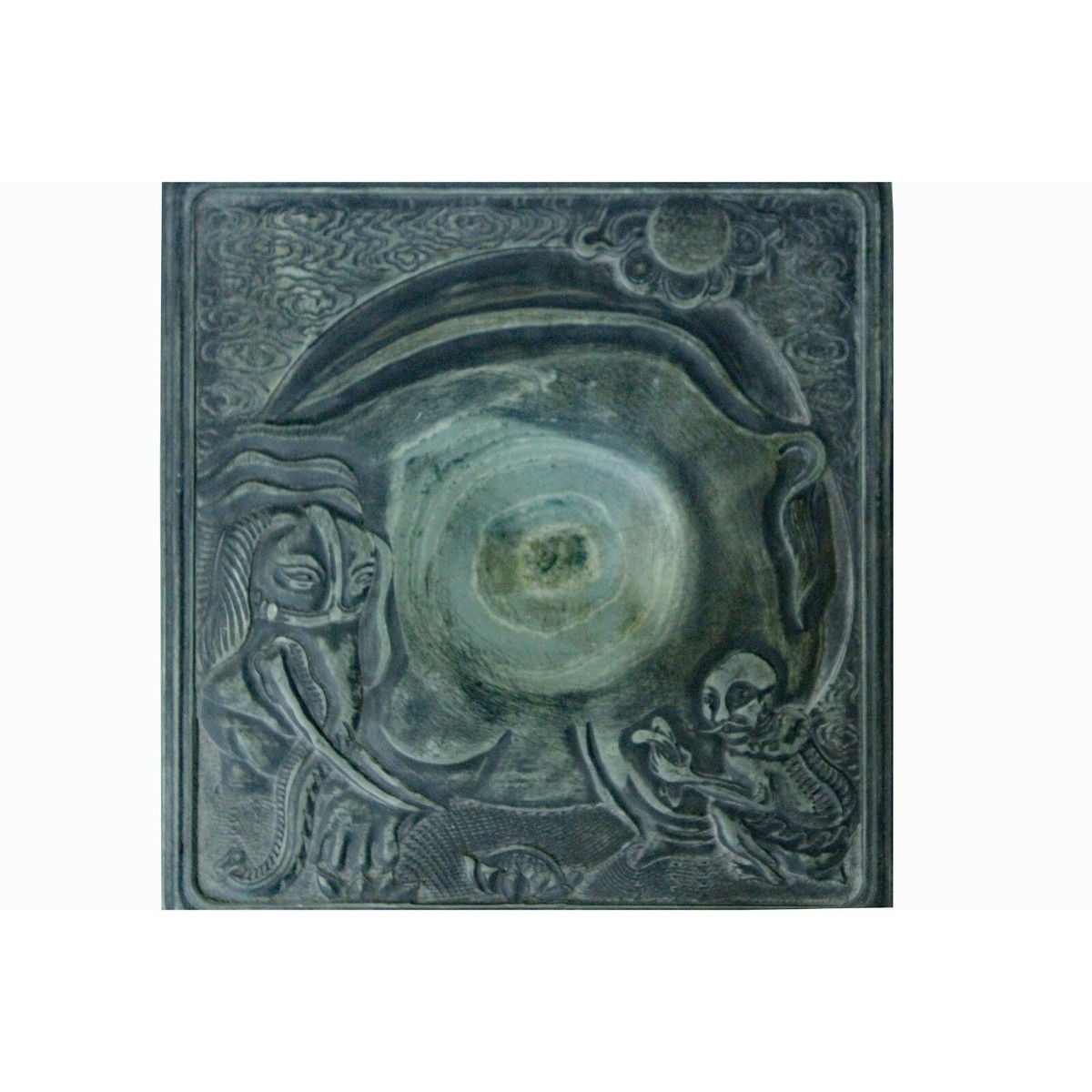 Chinese Elephant Lohon Motif InkStone Dip Pen Brush InkWell Pad ws1249S Chinese Elephant Lohon Motif InkStone Dip Pen Brush InkWell Pad ws1249S