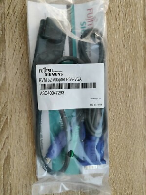 Fujitsu Siemens KVM S2 PS/2 Adapter - VGA - NEU
