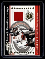 Jacquez Green 2001 Pacific Prism Atomic Game Used Jersey Relic Card  #92