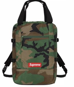 supreme woodland camo backpack