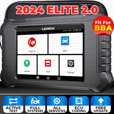 LAUNCH X431 Creader Elite V2.0 for BMW Benz Diagnostic Tool Scan Bidirectional