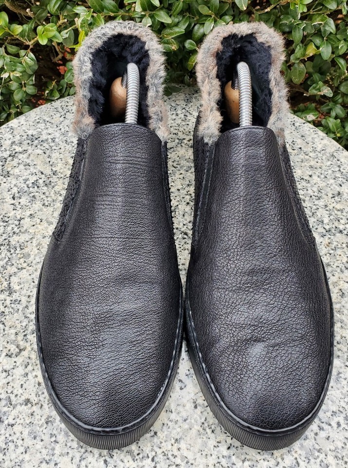 STUART WEITZMAN Black Leather Loafers Shoes Size 11.5M eBay