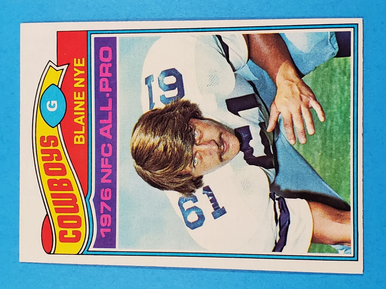 1977 TOPPS FOOTBALL #160 BLAINE NYE HIGH GRADE EX EX-MT