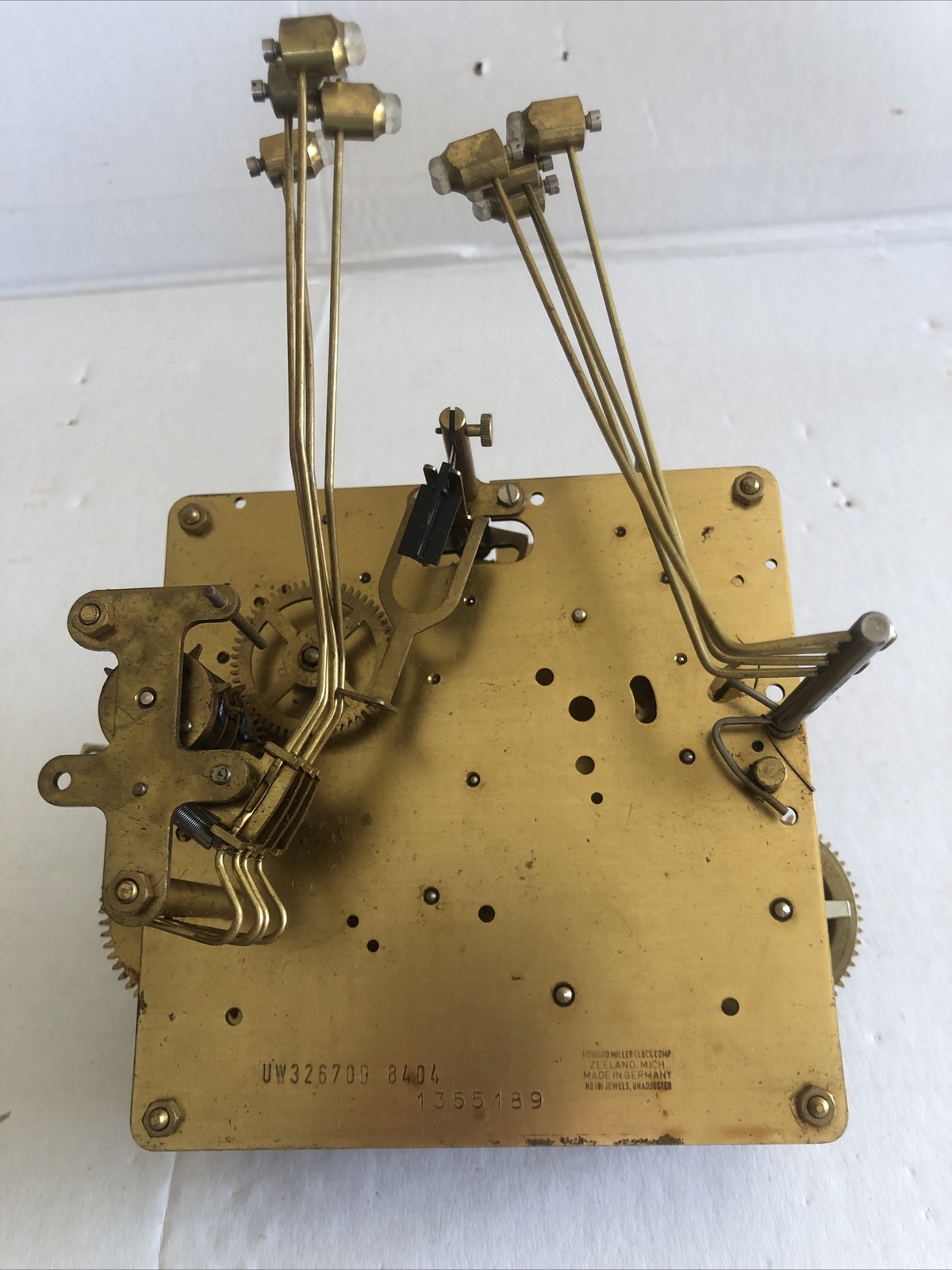 Vintage Howard Miller Clock Movement Part 1355189 eBay